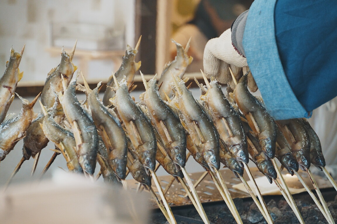投稿作品 職人烤香魚